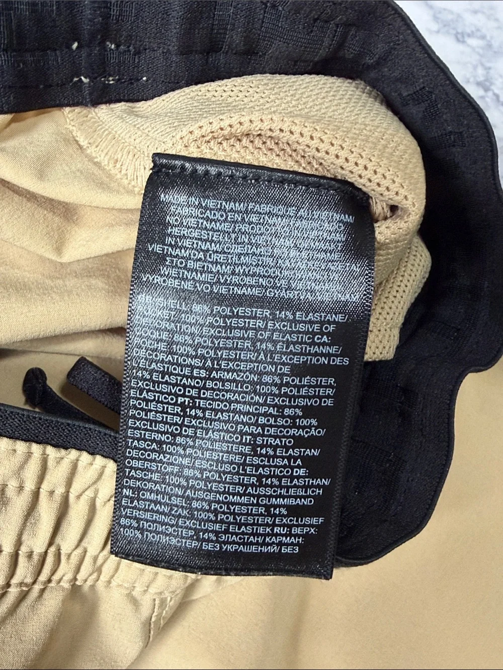 Men's The North Face Wander 2.0 Shorts khaki tan active 7” inseam XL